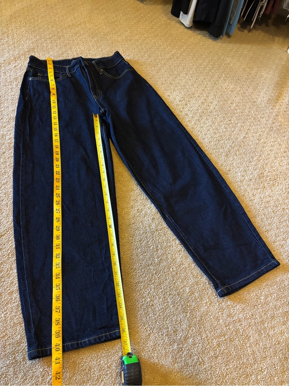 Free Assembly Barrel Jeans Women’s 6 Dark Wash High Rise Wide Leg Fall 2026